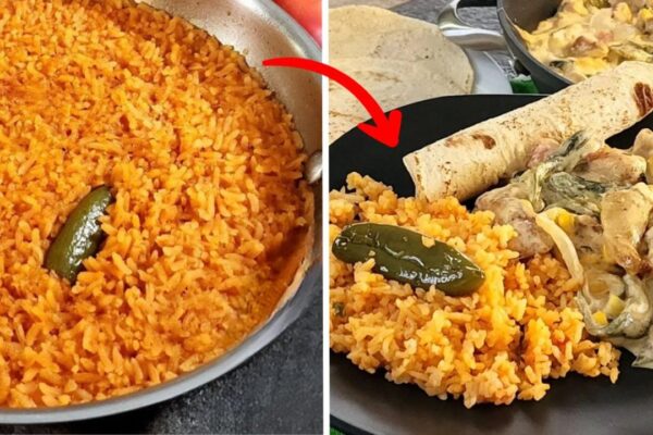 Delicious Authentic Mexican Rice, homemade and freshly served