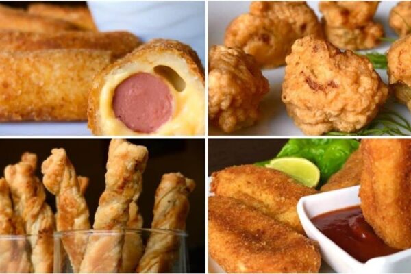5 Delicious Finger Food Recipes, homemade and freshly served