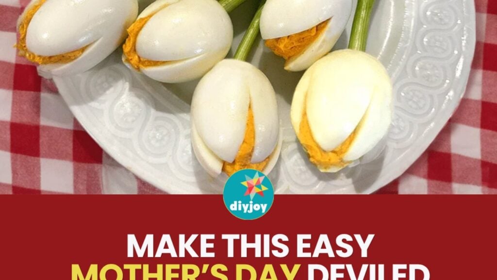 Deviled Egg Bouquet, homemade and freshly served