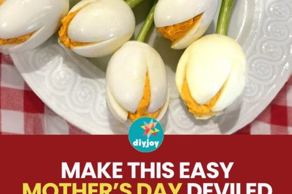 Deviled Egg Bouquet, homemade and freshly served