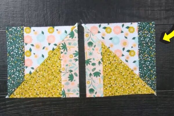 Finished Dicey Log Cabin Quilt Pattern, a completed DIY project
