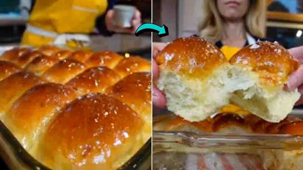Fluffy Dinner Rolls from Scratch, homemade and freshly served