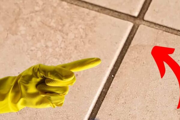 Dirty Grout Whitened in 15 Seconds