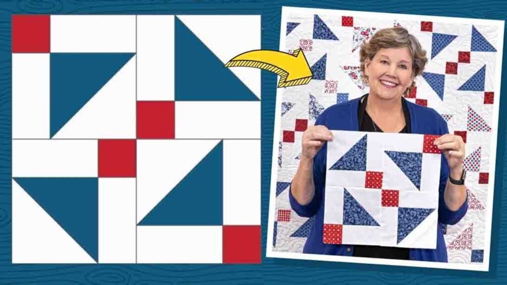 Finished Disappearing Shoofly Quilt, a completed DIY project