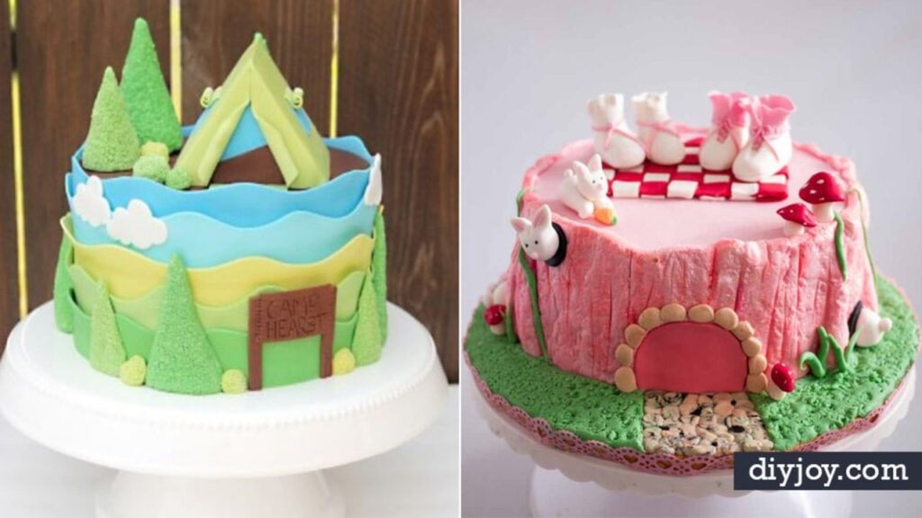 34 DIY Baby Shower Cakes, homemade and freshly served