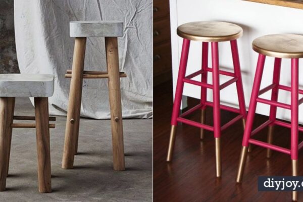 Finished 31 DIY Barstools To Make For The Home, a completed DIY project