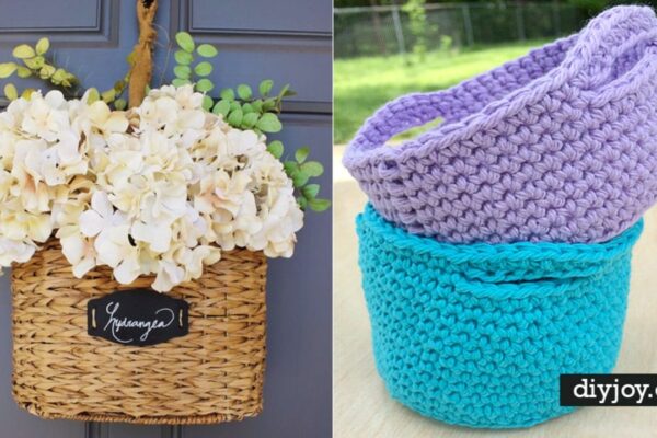 Finished 31 DIY Crafts Made With Baskets, a completed DIY project