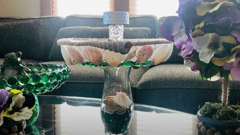 Finished Easy DIY Dollar Tree Birdbath, a completed DIY project