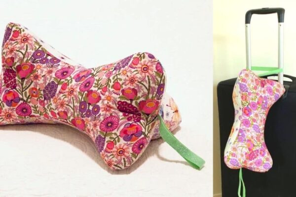 Finished DIY Bone Pillow Sewing, a completed DIY project