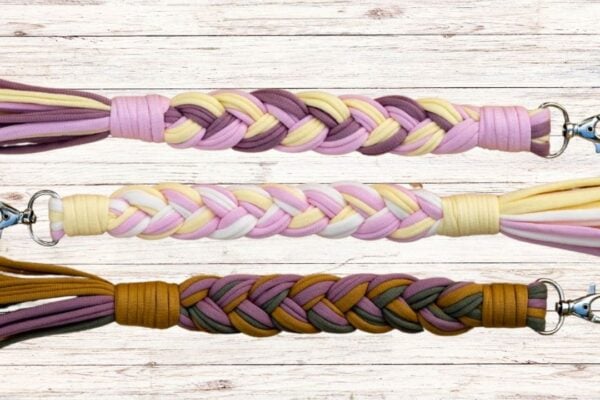 Finished DIY Braided Keychain, a completed DIY project