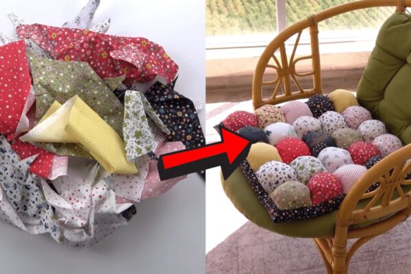 Finished DIY Bubble Puff Quilt From Fabric Scraps, a completed DIY project