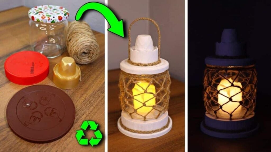 Finished DIY Candle Holder, a completed DIY project