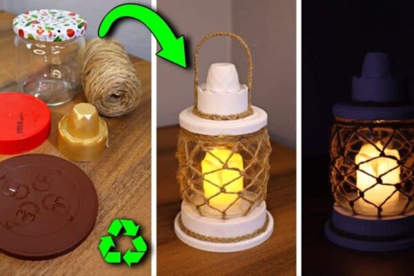 Finished DIY Candle Holder, a completed DIY project
