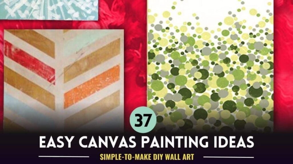 Finished 36 DIY Canvas Painting, a completed DIY project