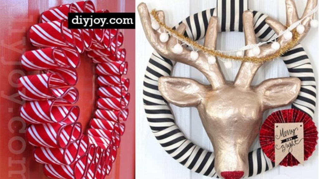 Finished 26 DIY Holiday Wreaths To Make For Christmas Decor, a completed DIY project