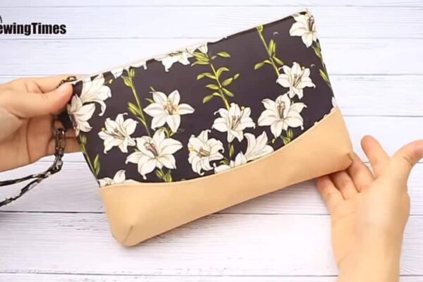 Finished DIY Clutch Purse Bag and Wrislet, a completed DIY project