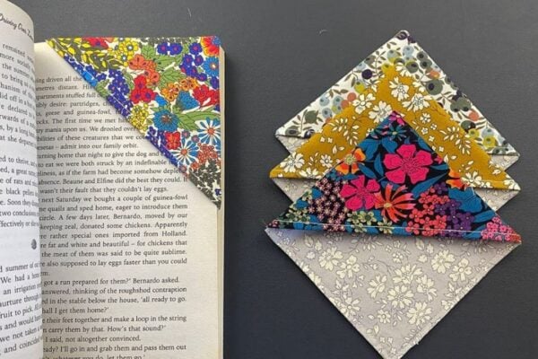 DIY Corner Bookmark, homemade and freshly served