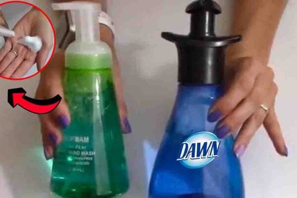 Finished DIY Dollar Tree Dawn Foaming Dish Soap Hack, a completed DIY project