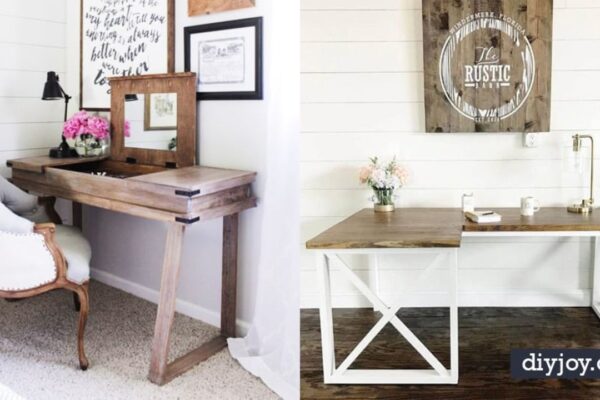 Finished 35 DIY Desks For A Stylish WFH Life, a completed DIY project