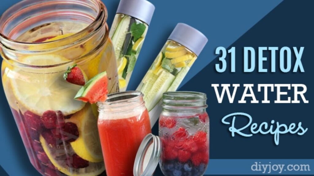 31 Detox Water Recipes, homemade and freshly served