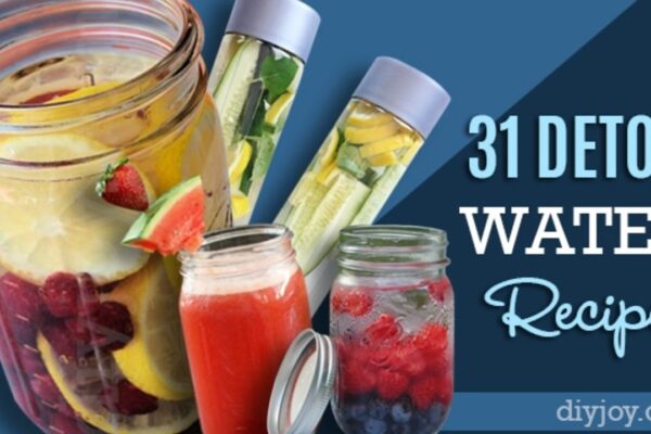 31 Detox Water Recipes, homemade and freshly served