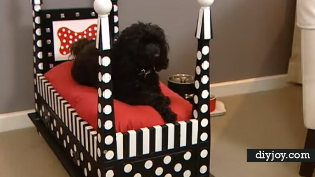 Finished DIY End Table Dog Bed, a completed DIY project