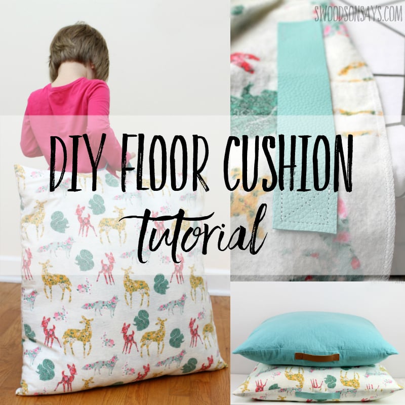 DIY Floor Cushion - Sewing Projects for the Home DIY Floor Cushion - Sewing Projects for the Home
