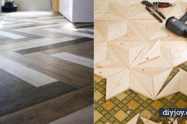 Finished 34 DIY Flooring Projects That Could Transform The Home, a completed DIY project