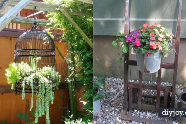 Finished 34 Upcycled Garden Art, a completed DIY project