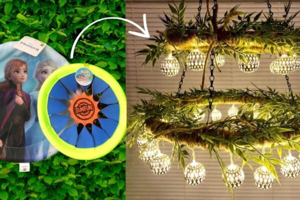 Finished DIY Gazebo Chandelier, a completed DIY project