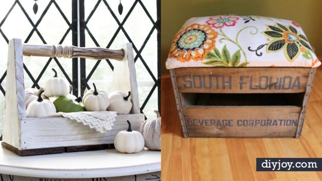 Finished 34 DIY Home Decor Made With Repurposed Crates, a completed DIY project