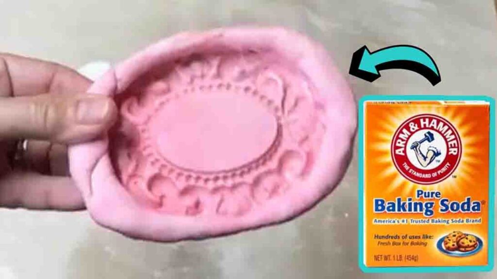 Finished DIY Homemade Clay Using Baking Soda, a completed DIY project