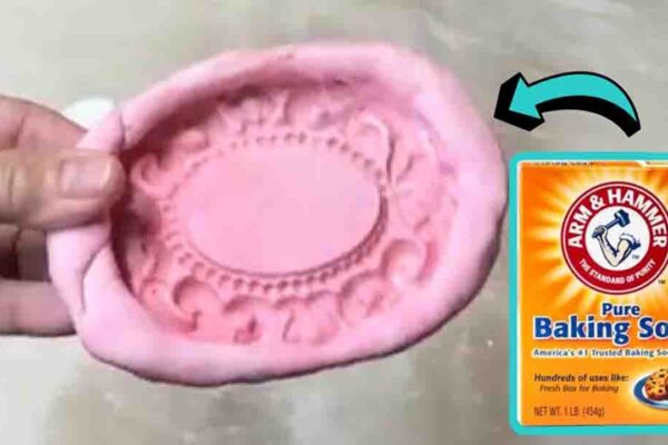 Finished DIY Homemade Clay Using Baking Soda, a completed DIY project