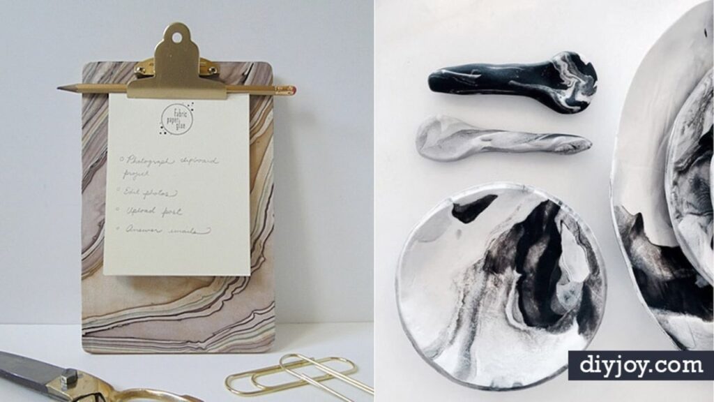 Finished 40 Awesome Faux Marble DIYs, a completed DIY project