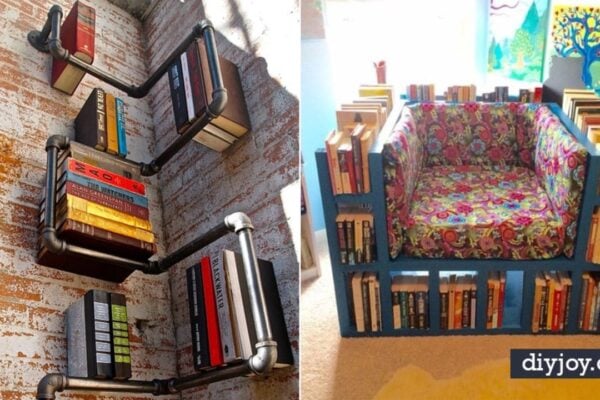 Finished 34 DIY Home Decor for Bookshelves, a completed DIY project