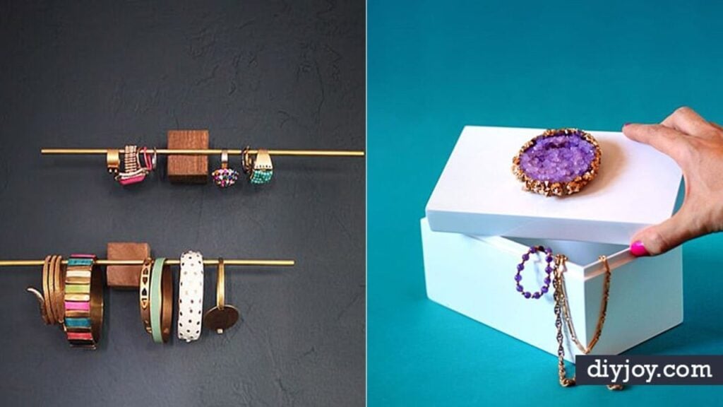 Finished 34 Crafty DIY Jewelry Boxes and Storage, a completed DIY project