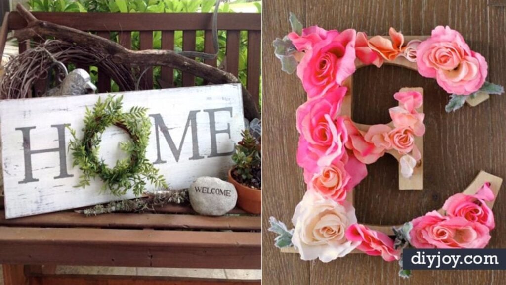 Finished 50 Cool and Crafty DIY Letter and Word Signs, a completed DIY project