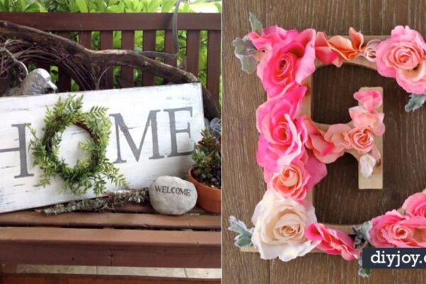 Finished 50 Cool and Crafty DIY Letter and Word Signs, a completed DIY project