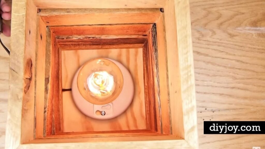 Finished Make This Crafty Upcycled Pallet Wood Lamp [VIDEO], a completed DIY project