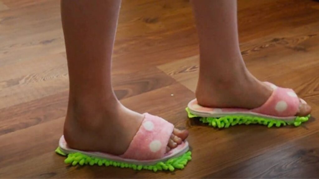 Finished Dollar Tree DIY Mop Slippers, a completed DIY project