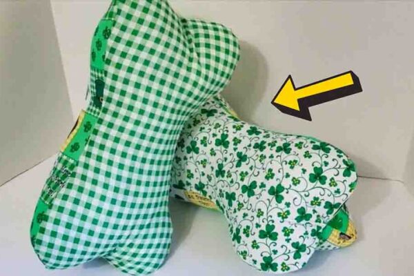 Finished DIY Neck Bone Pillow, a completed DIY project