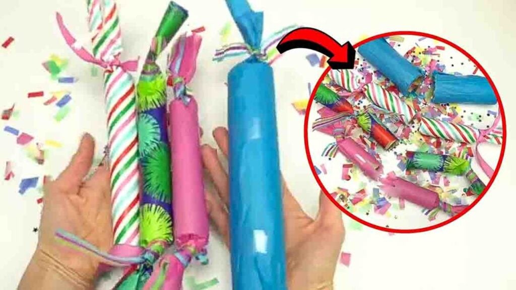 Finished Easy DIY New Year Party Poppers for Beginners, a completed DIY project