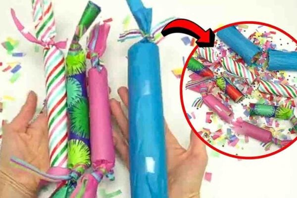 Finished Easy DIY New Year Party Poppers for Beginners, a completed DIY project
