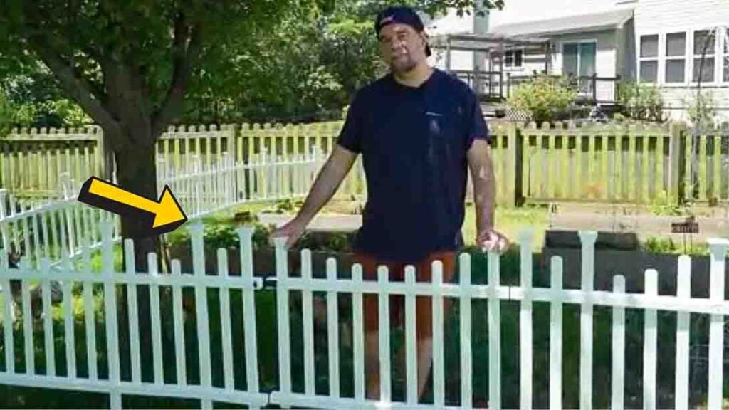 Finished DIY No-Dig Garden Fence, a completed DIY project