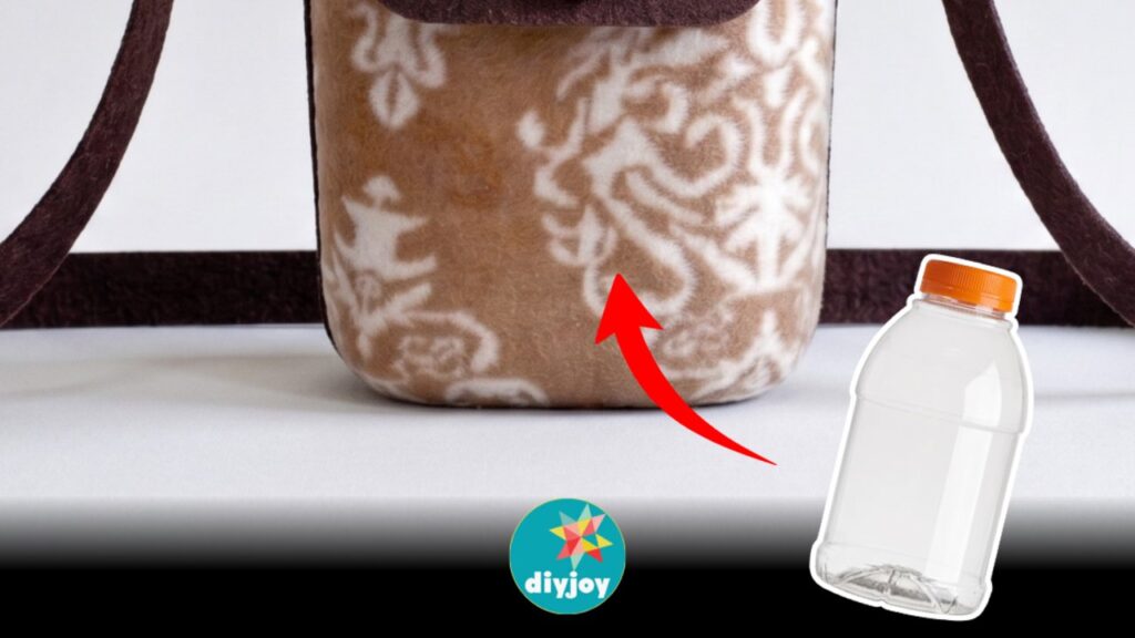 Finished DIY No-Sew Bag, a completed DIY project