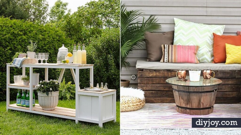 Finished 34 DIY Outdoor Furniture, a completed DIY project