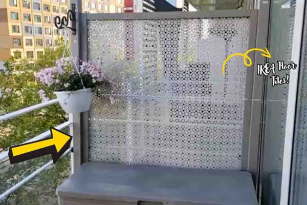 Finished Easiest DIY Outdoor Privacy Wall, a completed DIY project