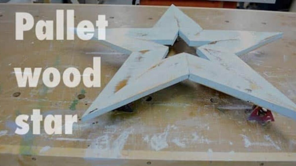 Finished Watch How He Makes This Fabulous Primitive Distressed Wood Star!, a completed DIY project