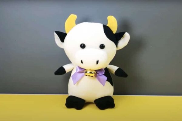 Finished DIY Plush Toy Calf Doll, a completed DIY project