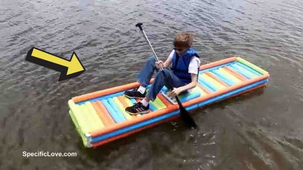 DIY Pool Noodle Boat, homemade and freshly served